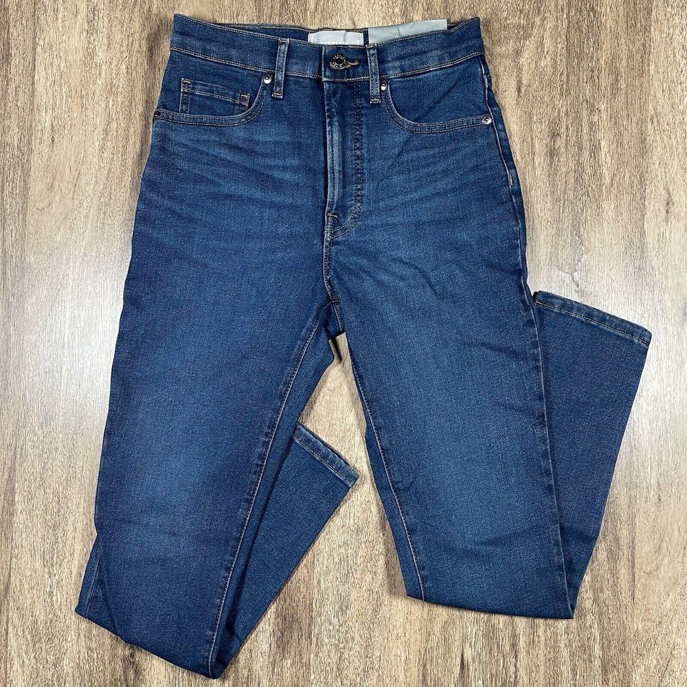 EVERLANE High Rise Skinny Jean Size 26 Ankle NEW WITH TAGS Medium Wash